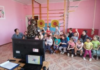 В детском саду «Аленушка» прошло мероприятие по пожарной безопасности